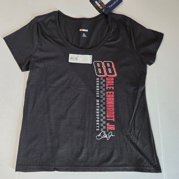 Nascar Dale Earnhardt Jr #88 Hendricks Motorsports Womens T-Shirt XL - NWT - Picture 1 of 9